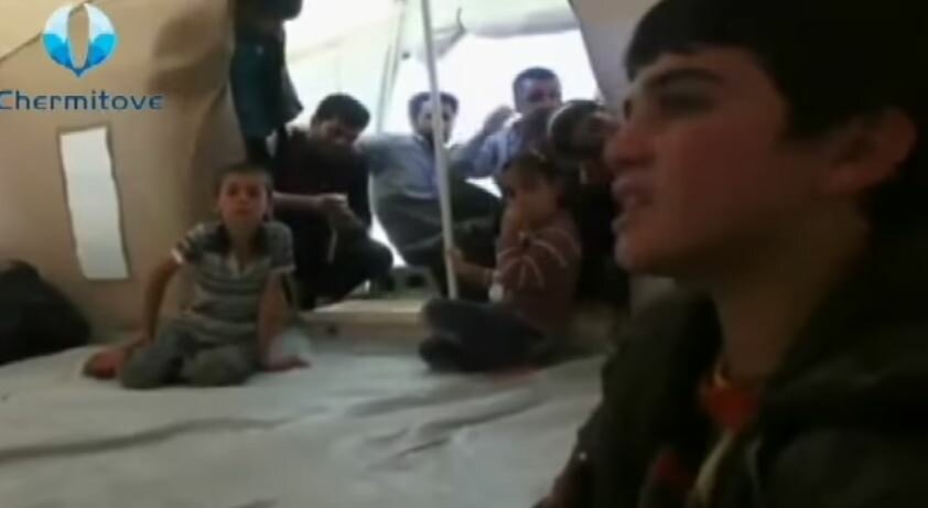 طفل سوري يبكي … لكن ؟